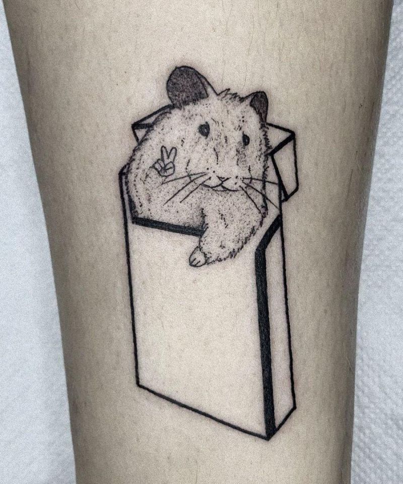 30 Cute Hamster Tattoos You Must See