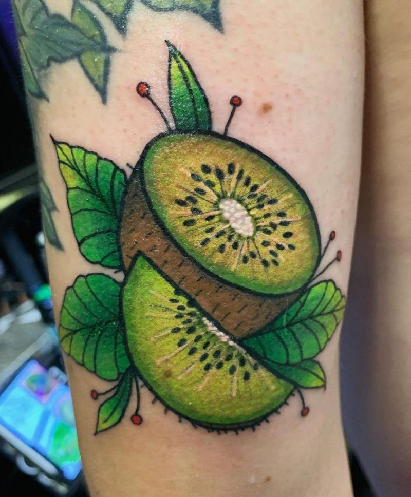 30 Pretty Kiwifruit Tattoos You Will Love