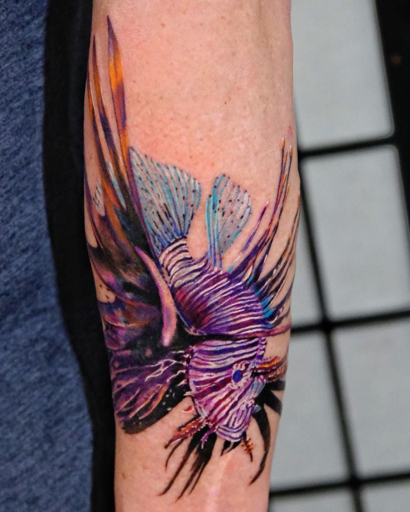 30 Gorgeous Lionfish Tattoos You Must Love