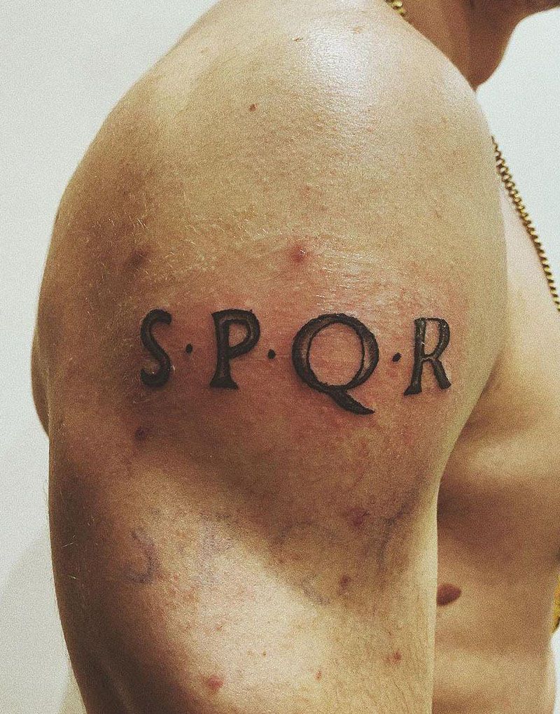 30 Unique SPQR Tattoos You Must See