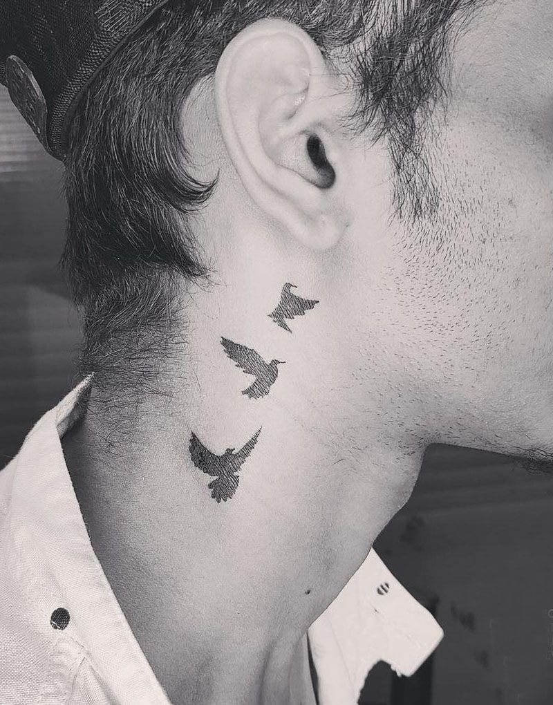 30 Pretty Three Birds Tattoos You Must Love