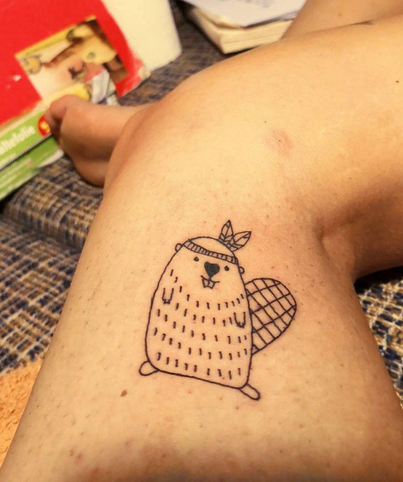 30 Cute Beaver Tattoos You Can’t Miss