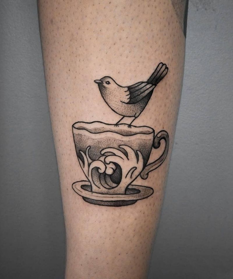 30 Pretty Cup Tattoos You Can’t Miss