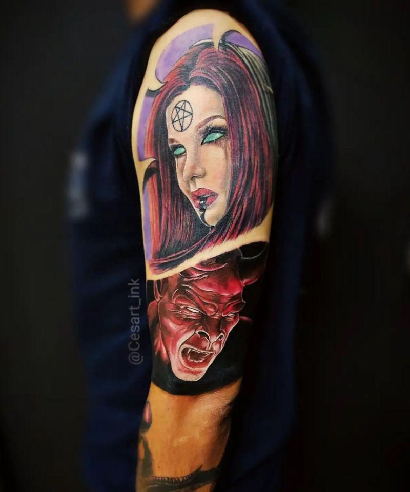 30 Gorgeous Devil Tattoos You Must See