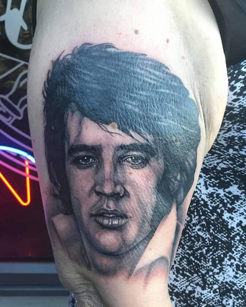 30 Pretty Elvis Tattoos You Will Love