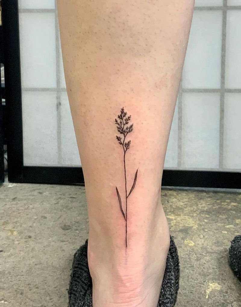 30 Pretty Grass Tattoos You Can’t Miss