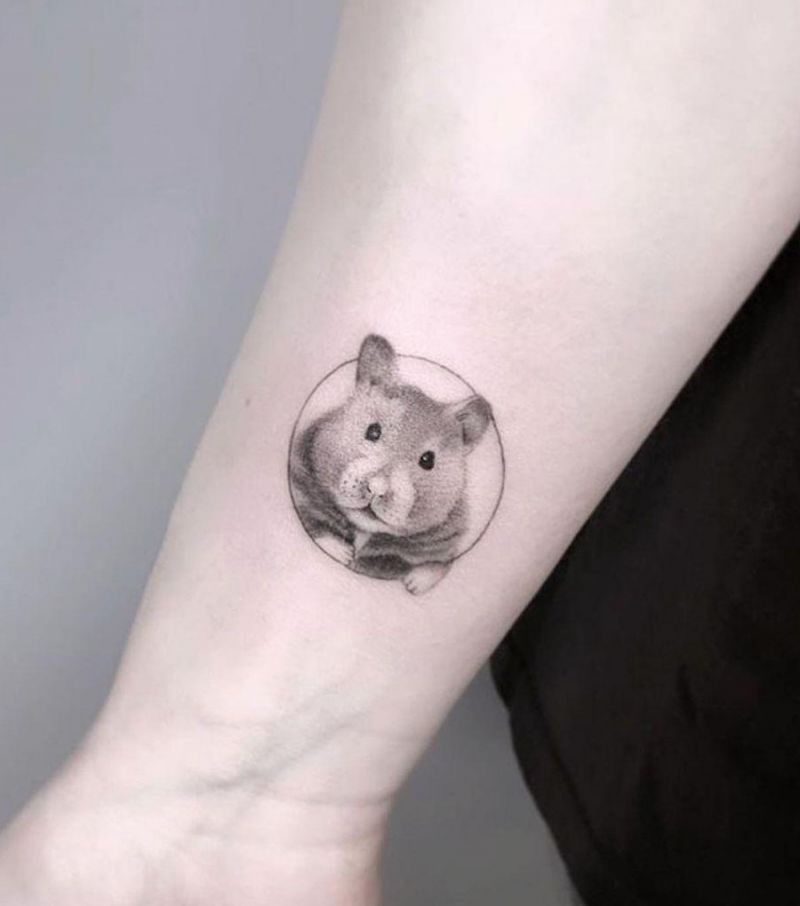 30 Cute Hamster Tattoos You Must See