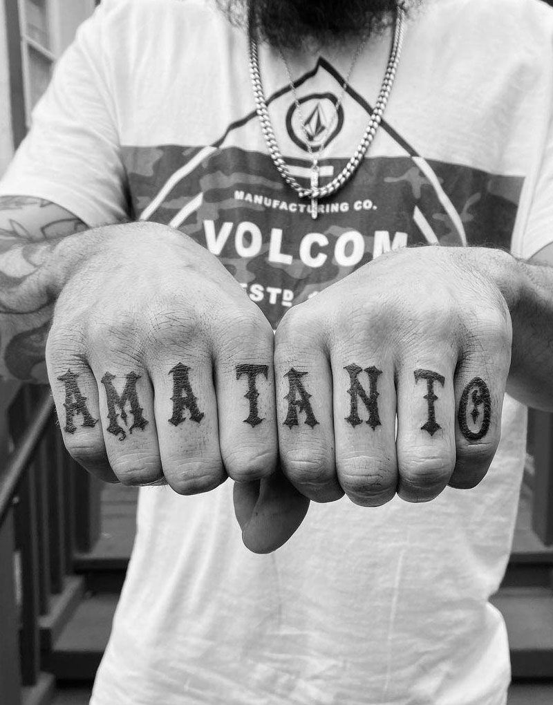 30 Perfect Knuckle Tattoos for Your Inspiration