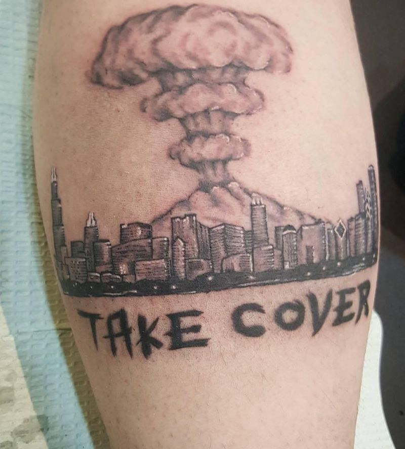 30 Gorgeous Mushroom Cloud Tattoos You Must Love