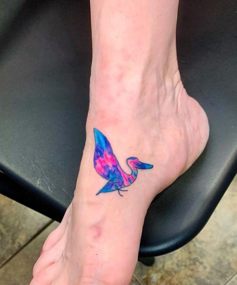 30 Pretty Pelican Tattoos You Can’t Miss