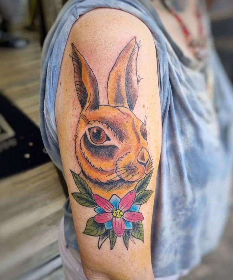 30 Wonderful Rabbit Tattoos Make You Attractive