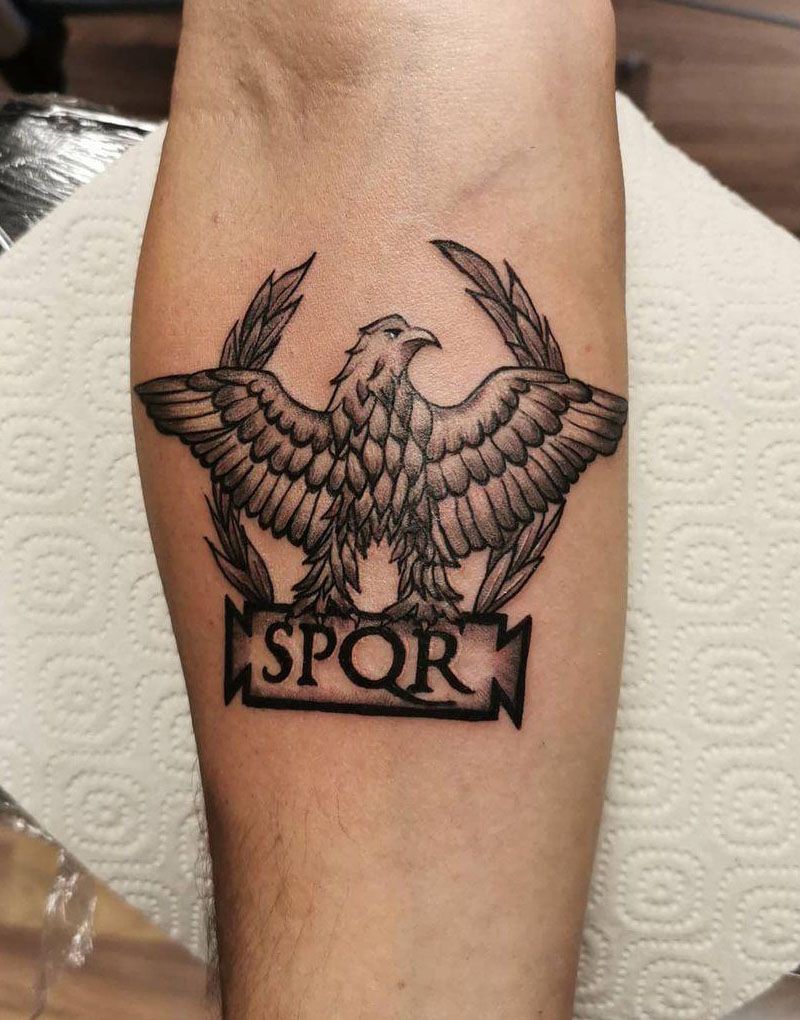 30 Unique SPQR Tattoos You Must See