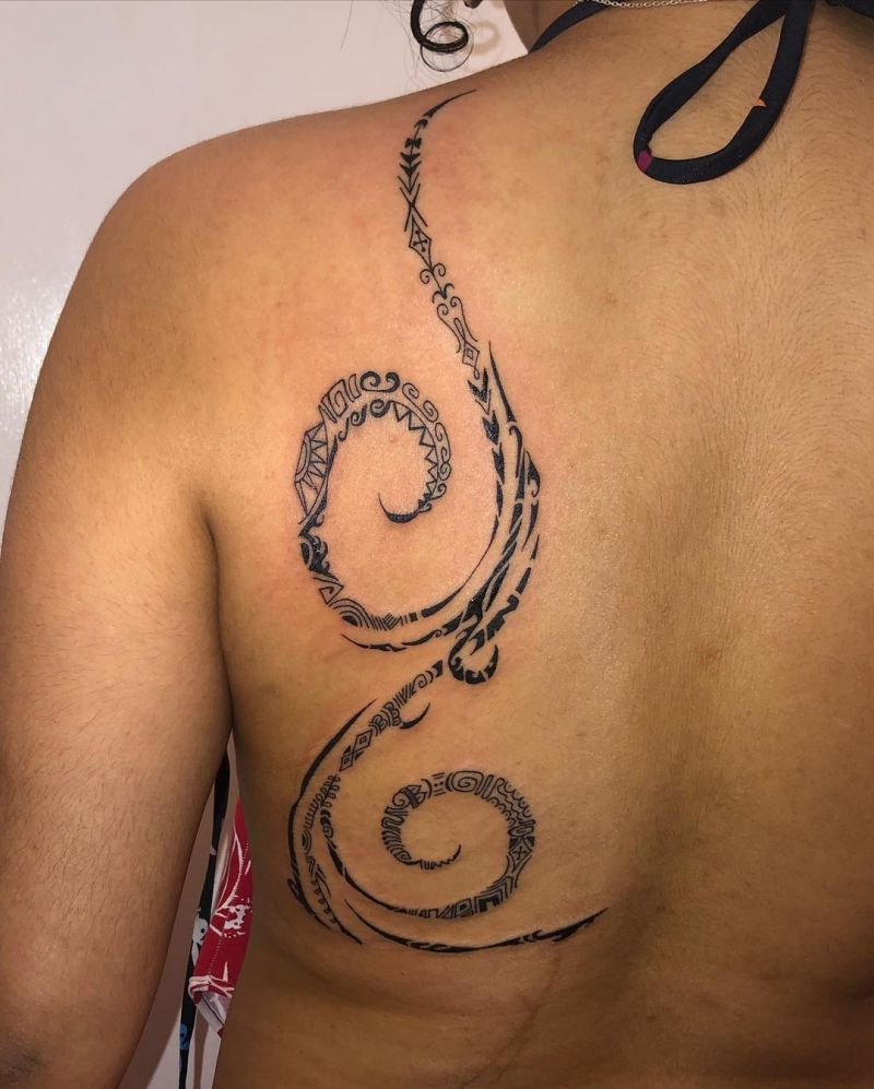 30 Pretty Swirl Tattoos to Inspire You