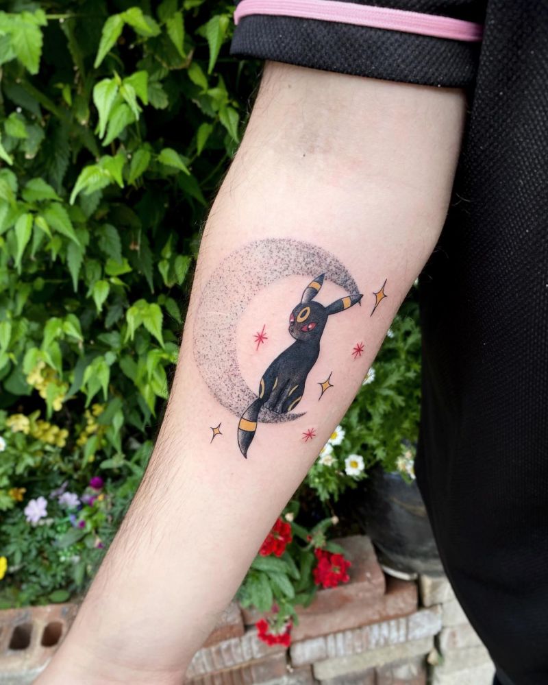 30 Cute Umbreon Tattoos You Must See