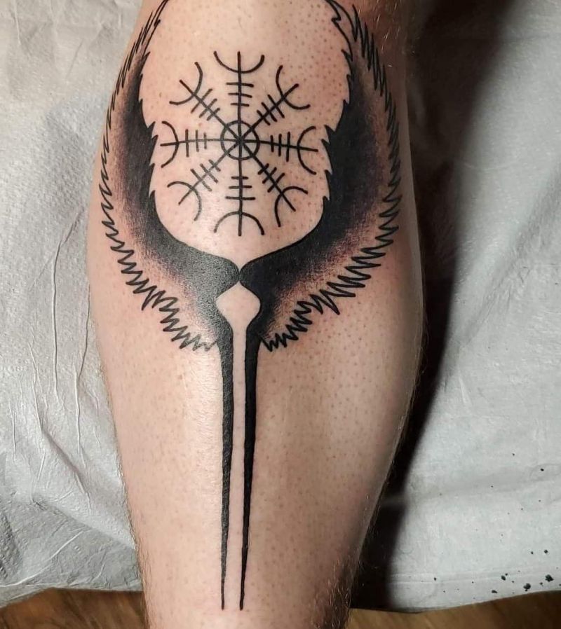 30 Pretty Valkyrie Wings Tattoos for Your Inspiration