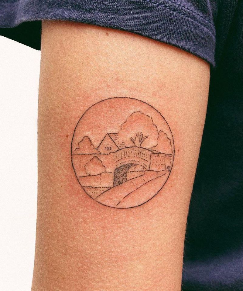 30 Pretty Bridge Tattoos for Your Inspiration