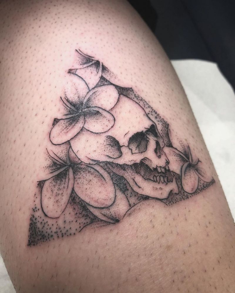 30 Unique Flower Skull Tattoos You Can Copy