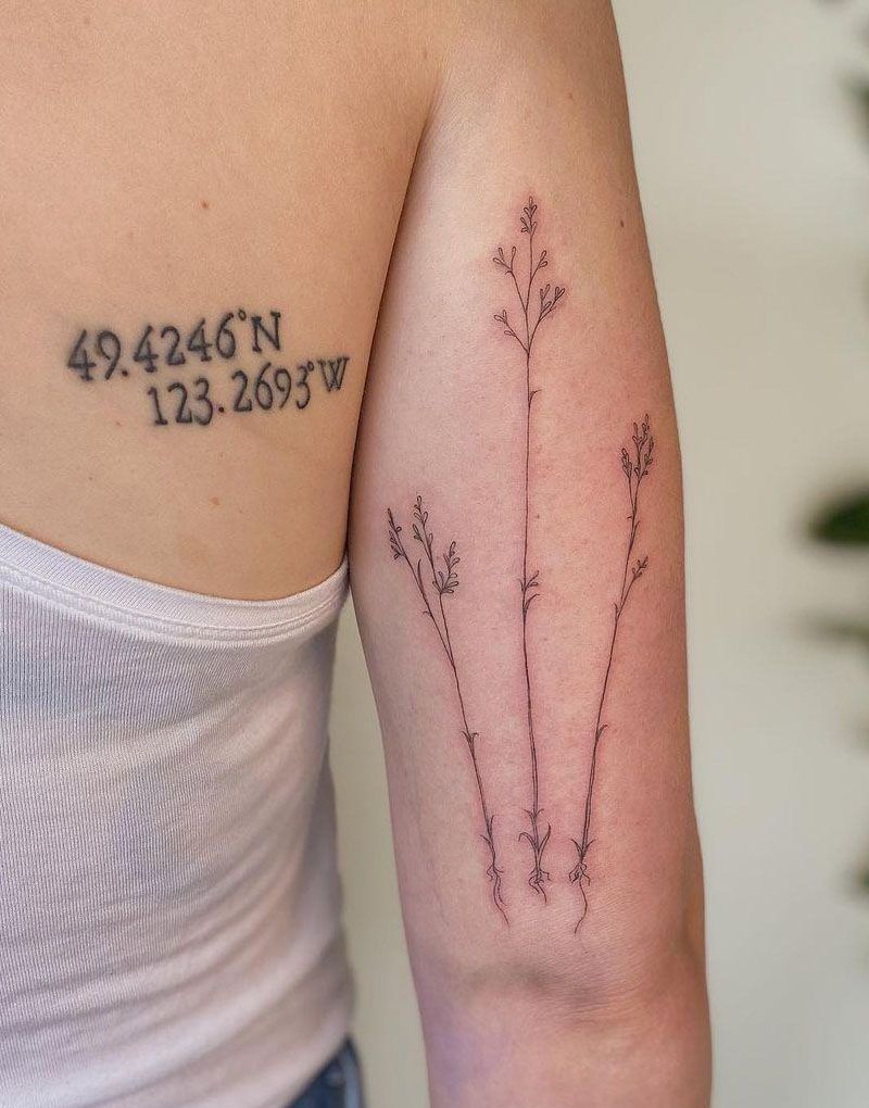 30 Pretty Grass Tattoos You Can’t Miss