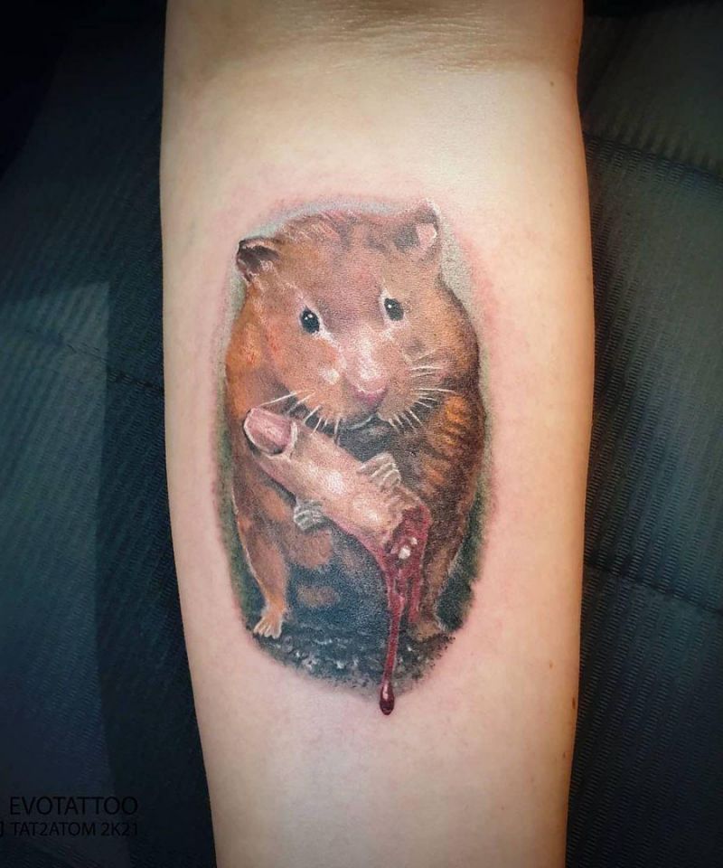 30 Cute Hamster Tattoos You Must See