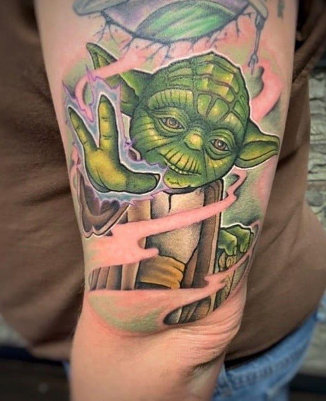 30 Gorgeous Yoda Tattoos You Can Copy
