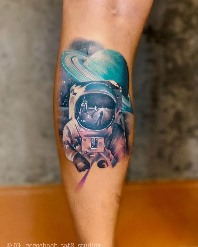 30 Pretty Astronaut Tattoos You Must Try