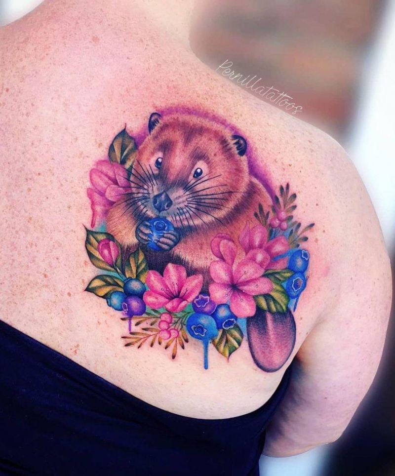 30 Cute Beaver Tattoos You Can’t Miss