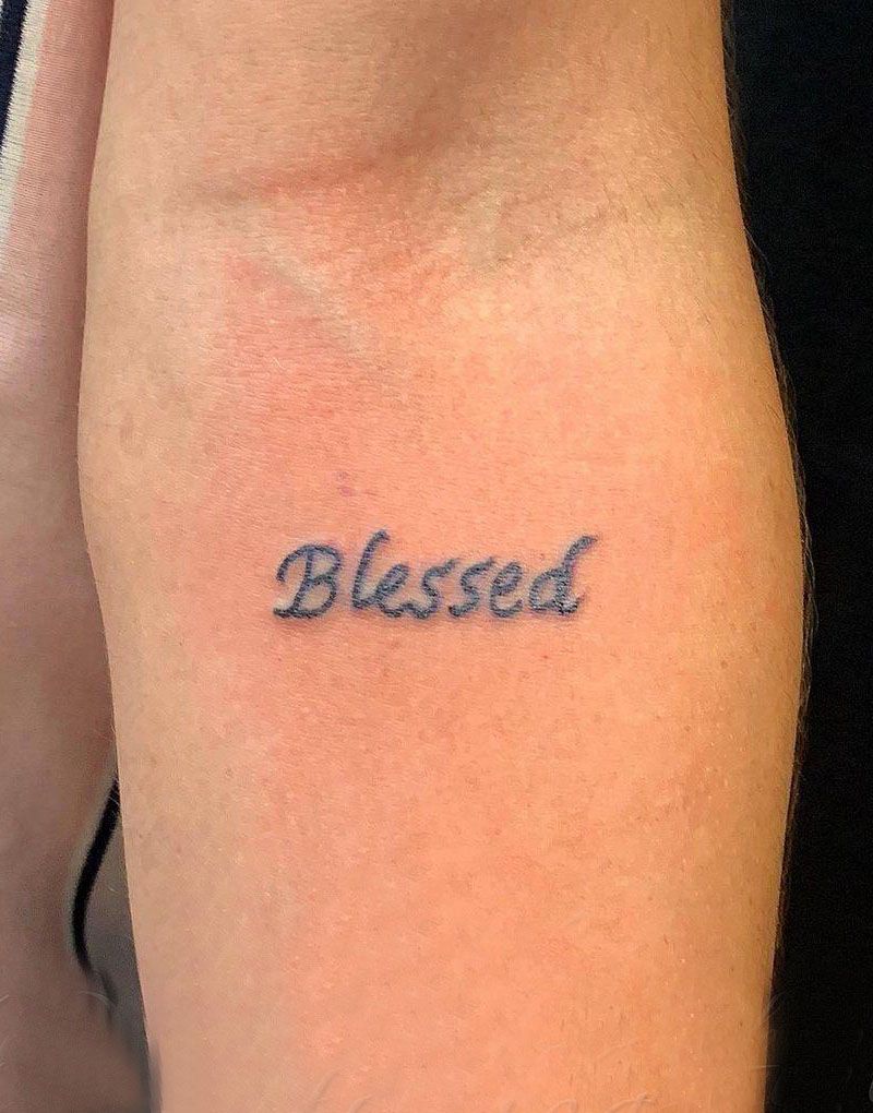 30 Pretty Blessed Tattoos You Can Copy