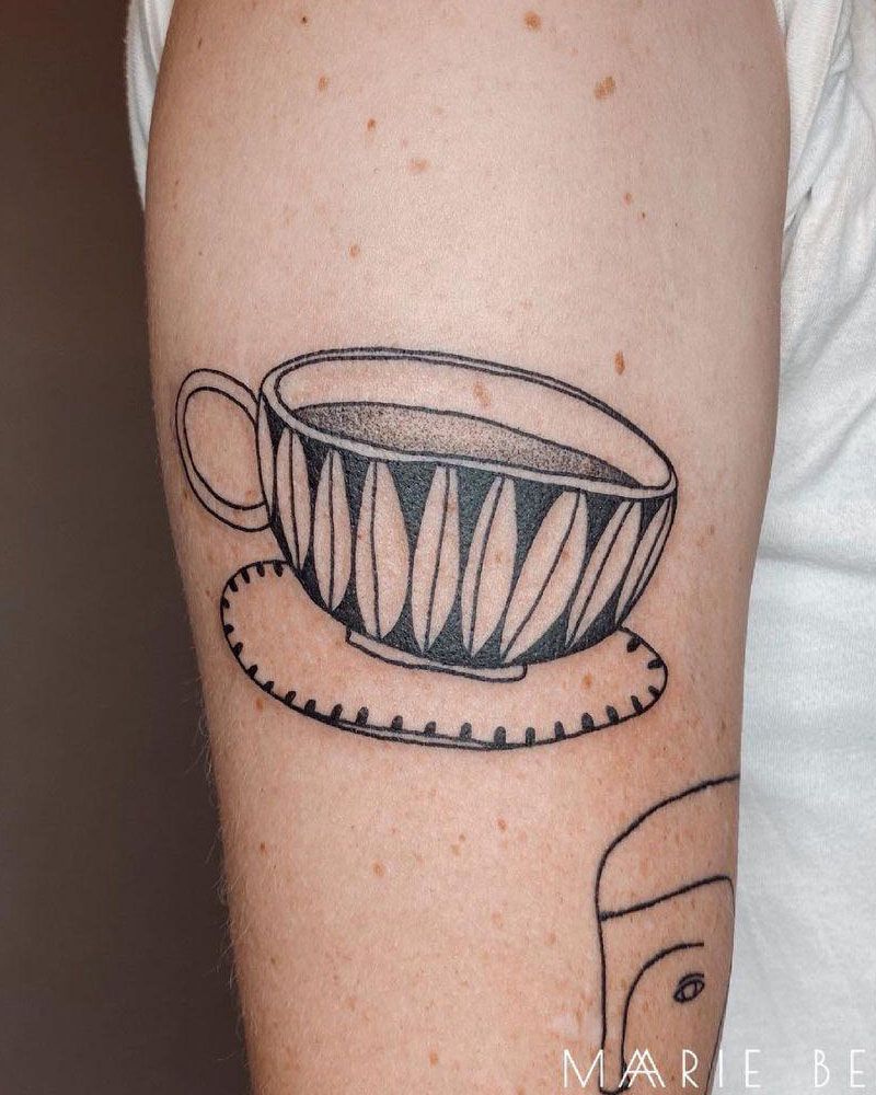 30 Pretty Cup Tattoos You Can’t Miss