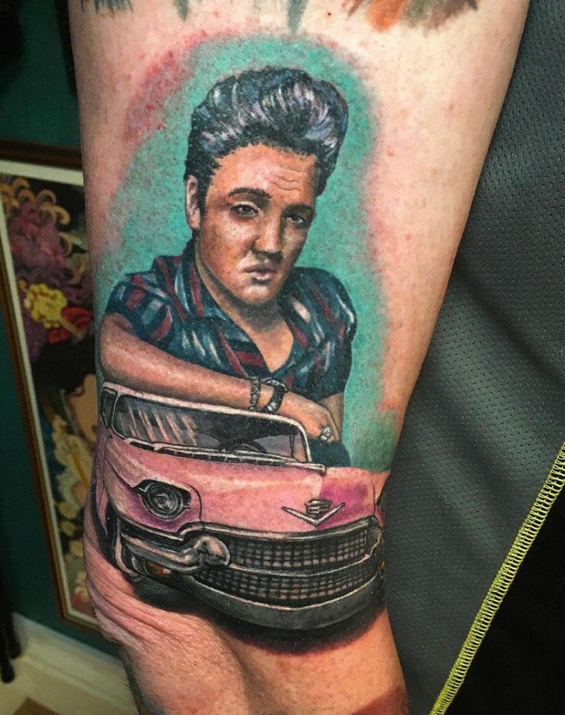 30 Pretty Elvis Tattoos You Will Love