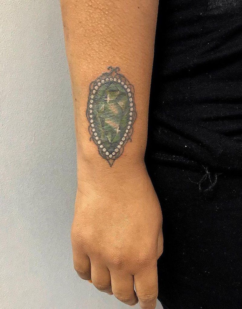 30 Gorgeous Gemstone Tattoos You Must See