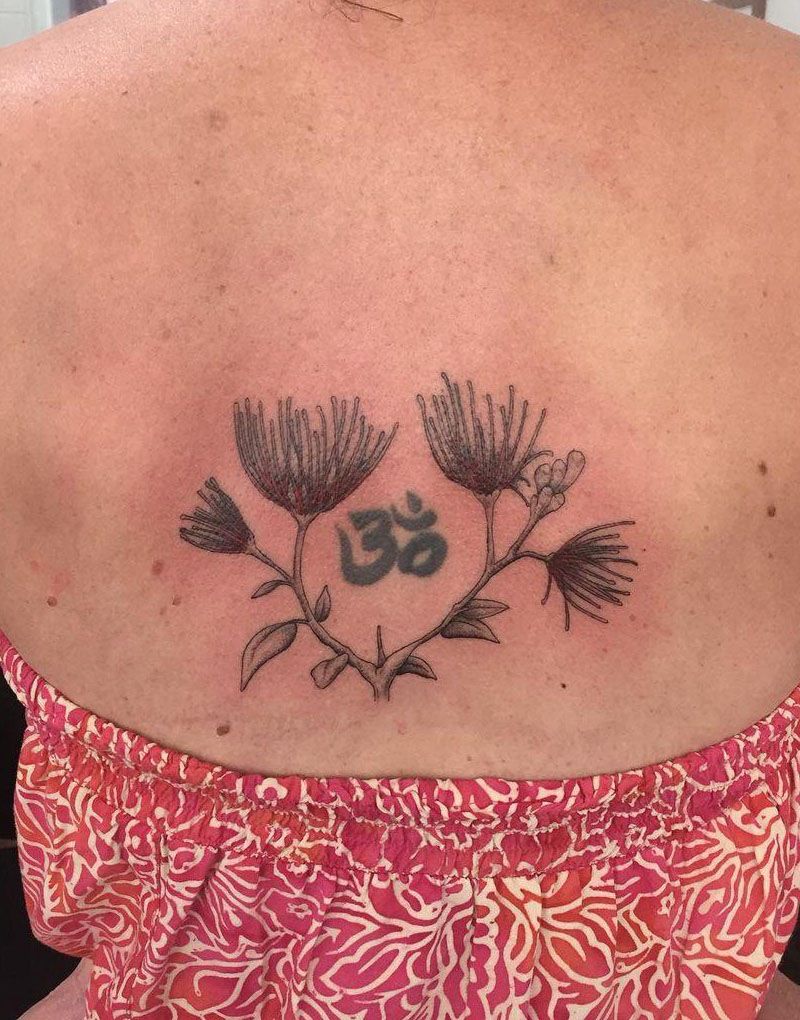 30 Pretty Pohutukawa Tattoos You Can Copy