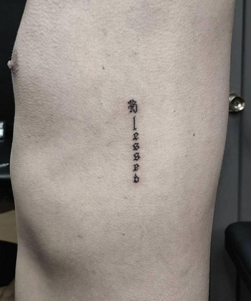 30 Pretty Blessed Tattoos You Can Copy