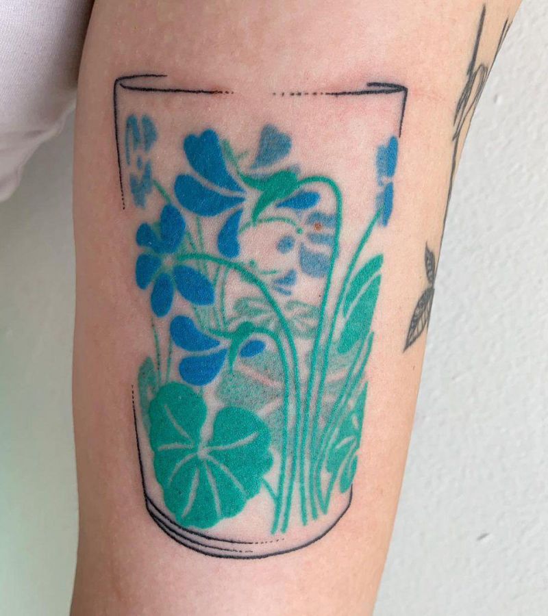 30 Pretty Cup Tattoos You Can’t Miss