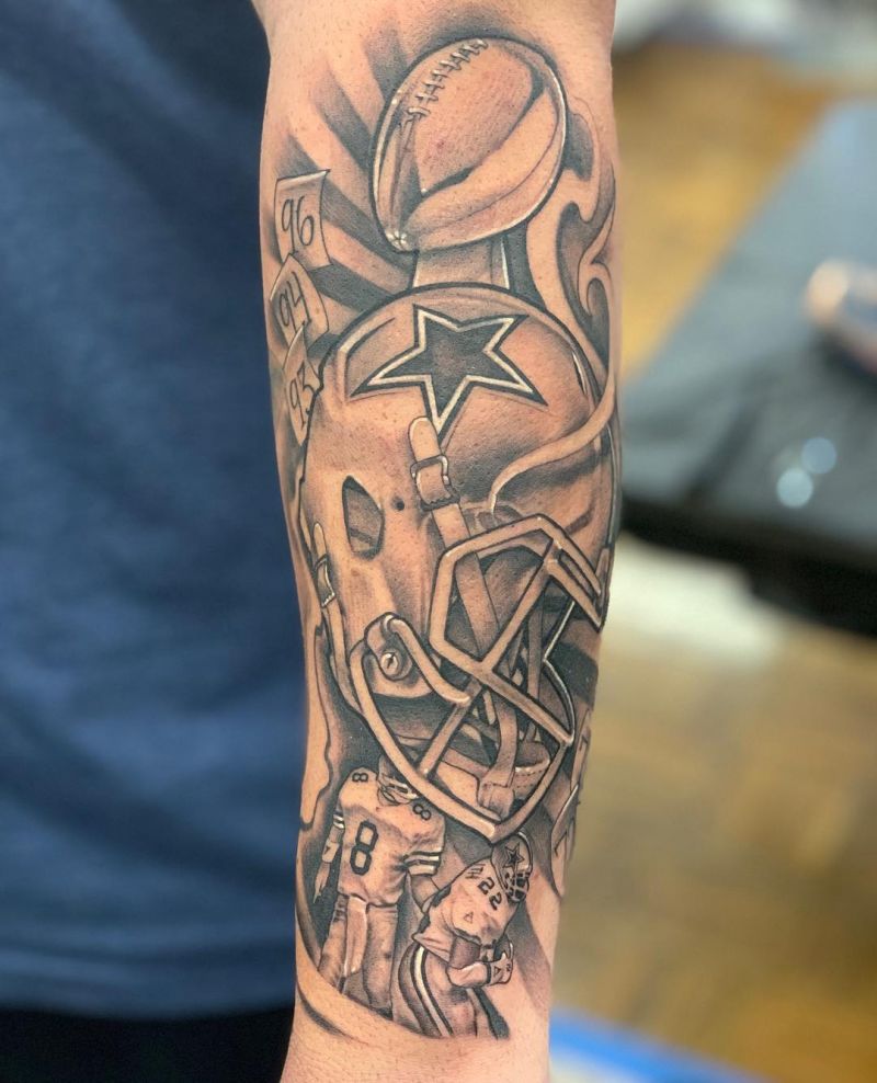 30 Pretty Dallas Cowboys Tattoos You Must Love