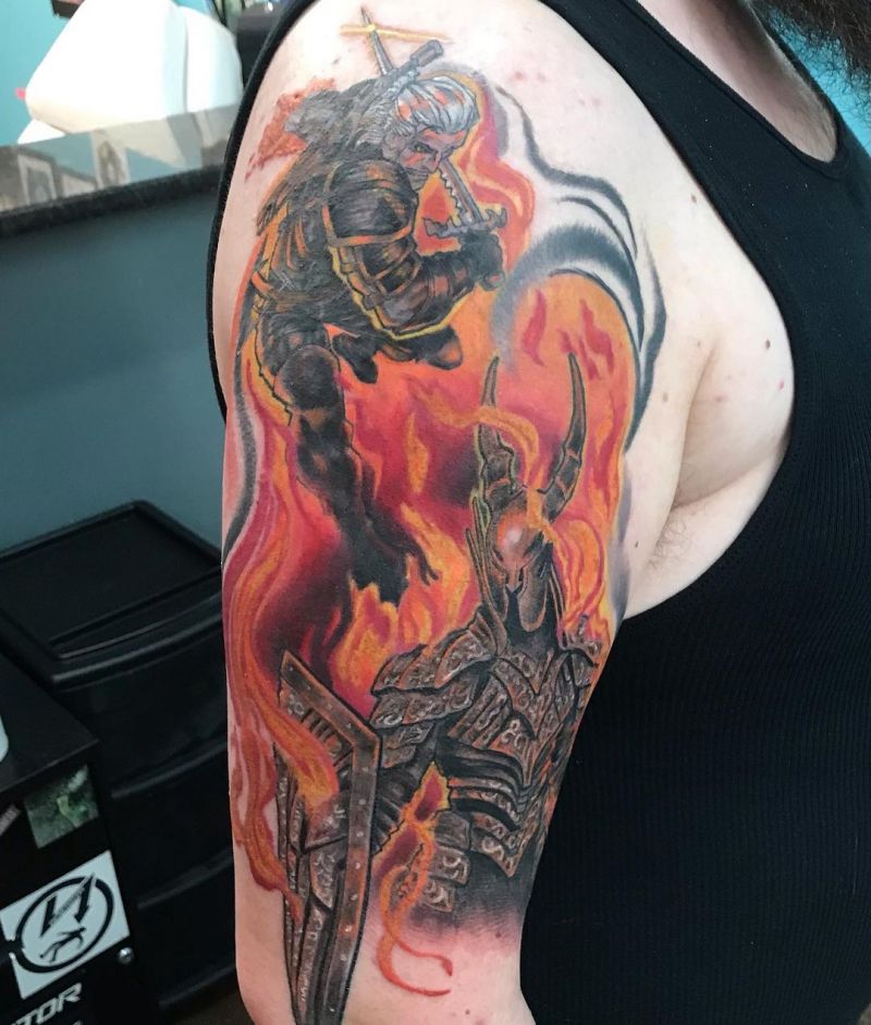 30 Gorgeous Dark Souls Tattoos You Can Copy