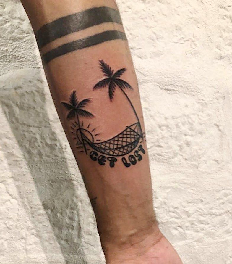 30 Gorgeous Hammock Tattoos You Can Copy