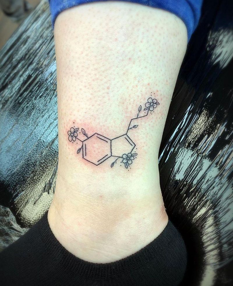 30 Pretty Serotonin Tattoos You Can't Miss