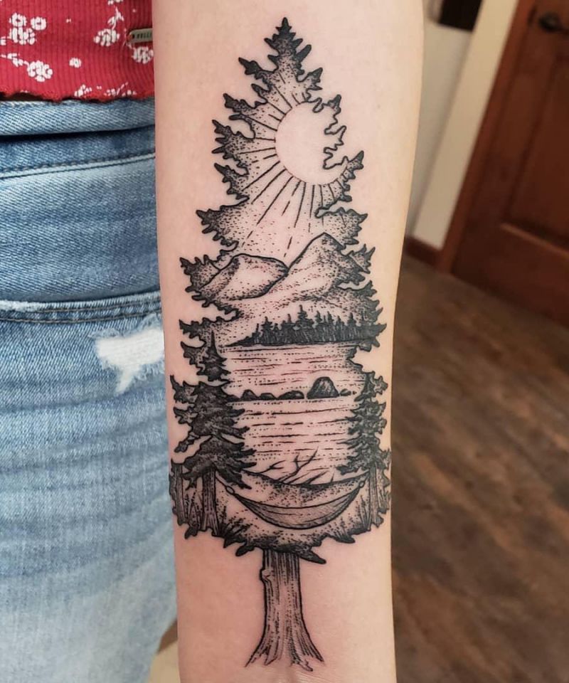 30 Pretty Spruce Tattoos You Can Copy