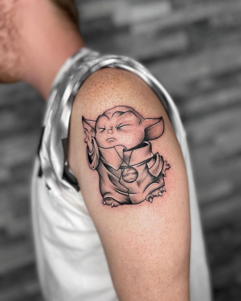 30 Gorgeous Yoda Tattoos You Can Copy