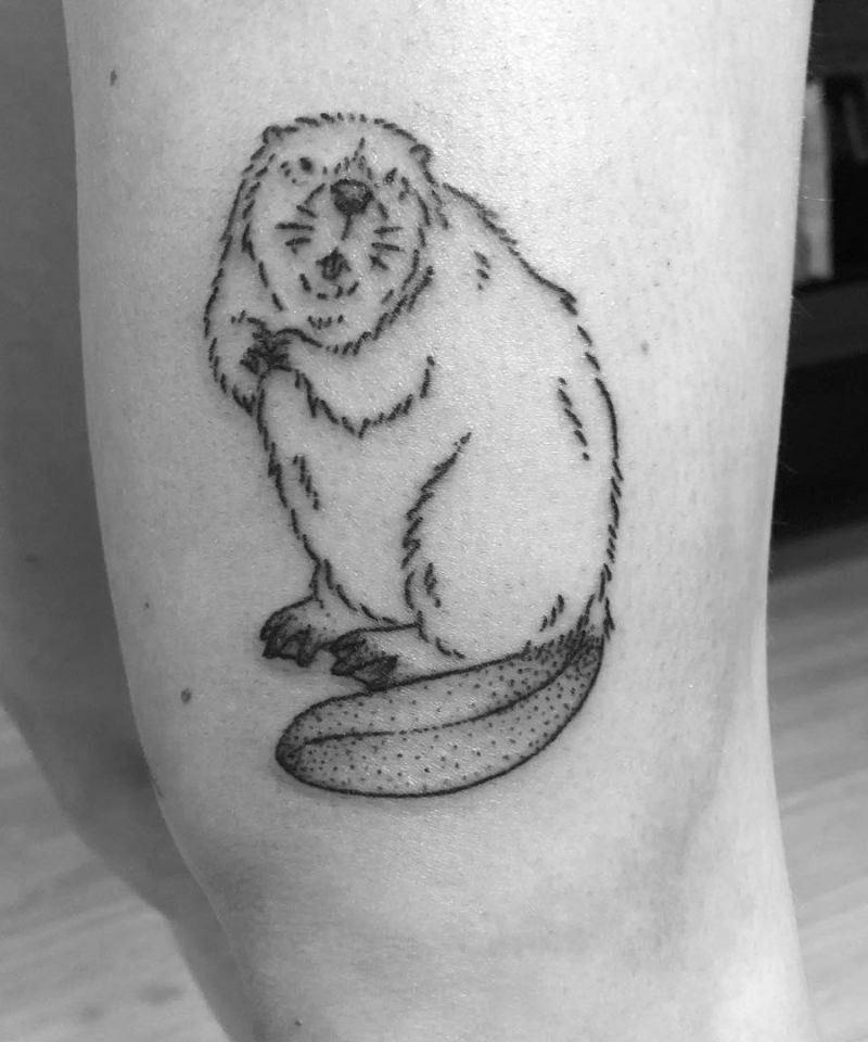 30 Cute Beaver Tattoos You Can’t Miss