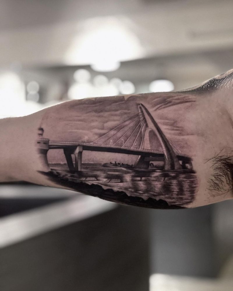 30 Pretty Bridge Tattoos for Your Inspiration