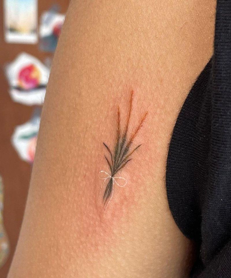 30 Pretty Grass Tattoos You Can’t Miss