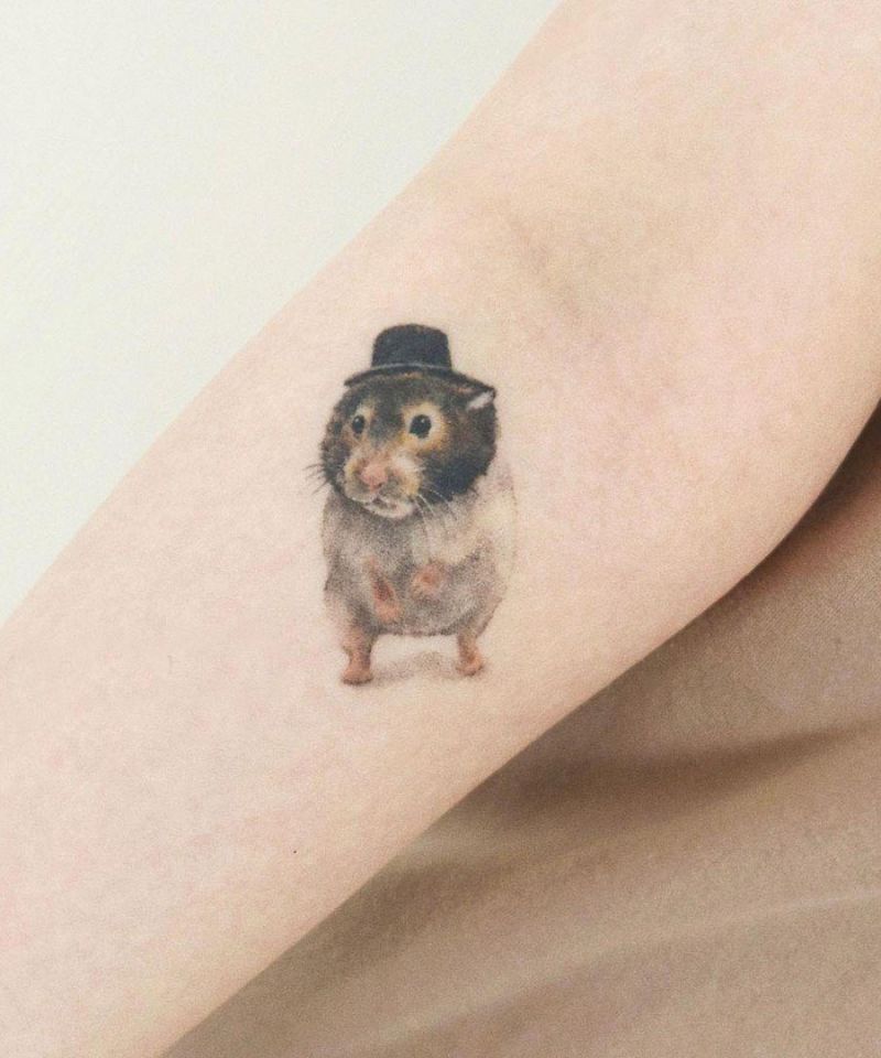 30 Cute Hamster Tattoos You Must See