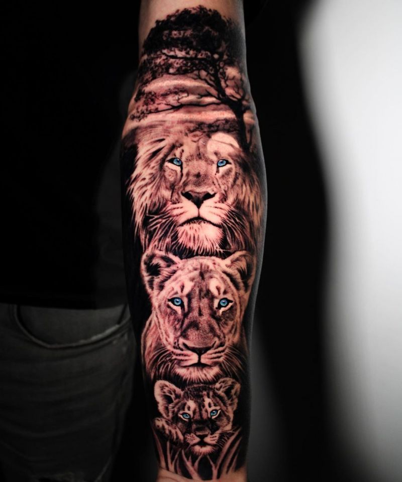 30 Cute Lion Cub Tattoos You Will Love