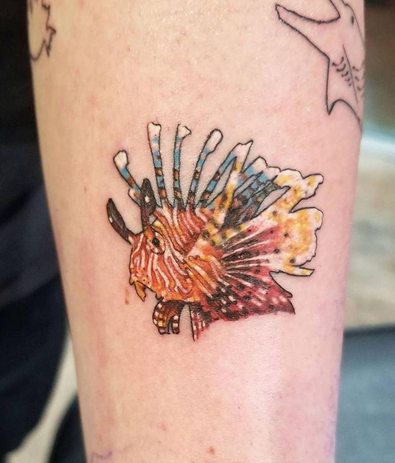 30 Gorgeous Lionfish Tattoos You Must Love