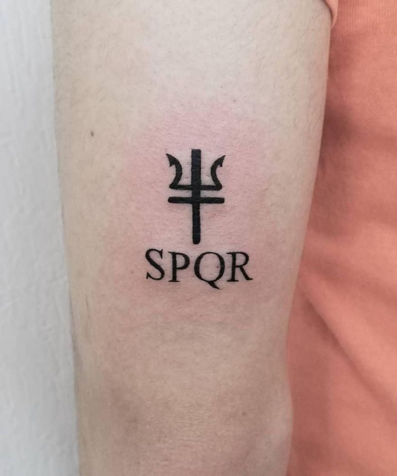 30 Unique SPQR Tattoos You Must See