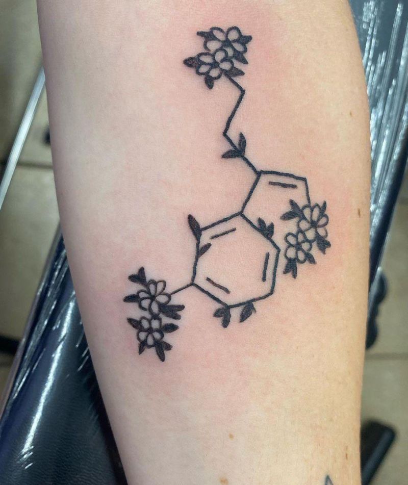 30 Pretty Serotonin Tattoos You Can't Miss