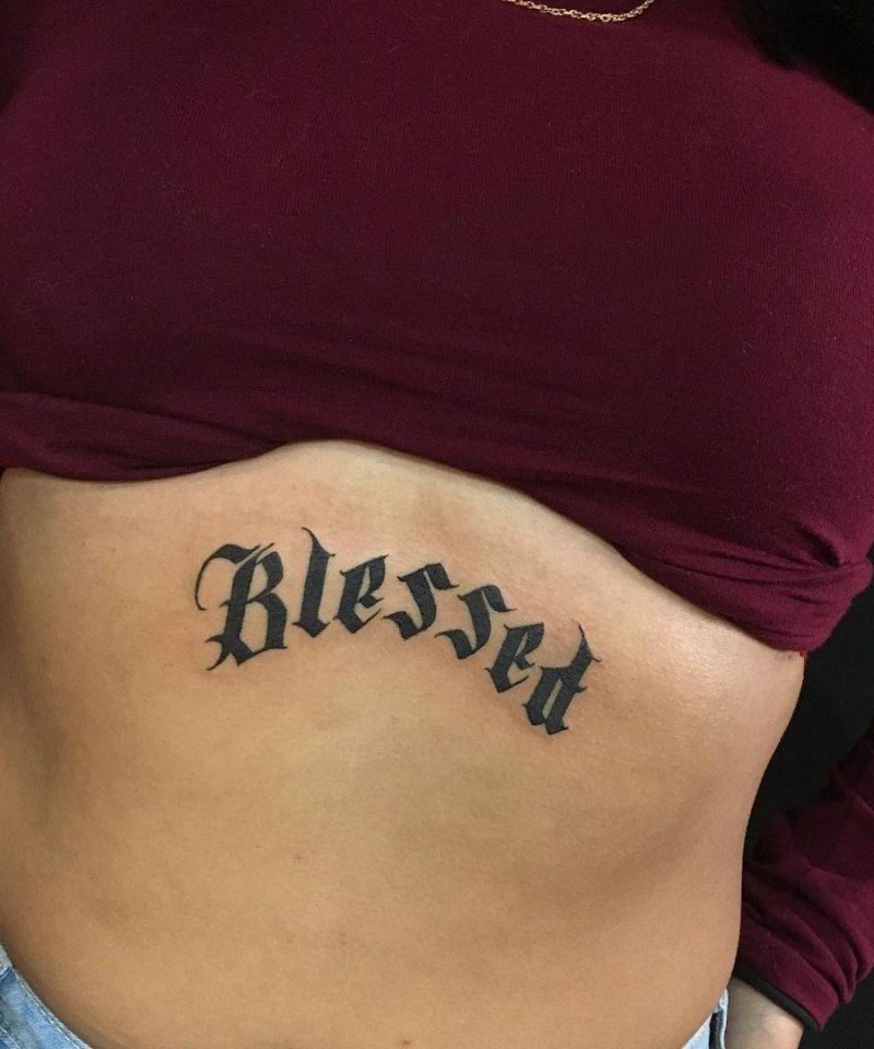 30 Pretty Blessed Tattoos You Can Copy