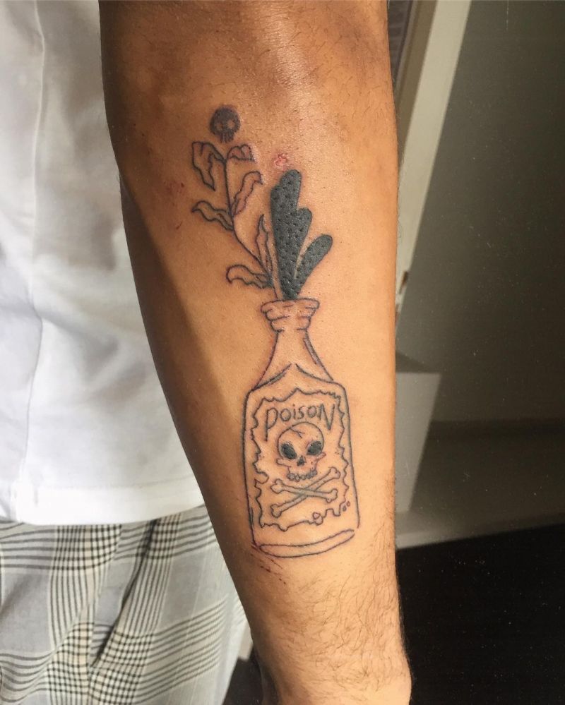 30 Pretty Bottle Tattoos You Will Love