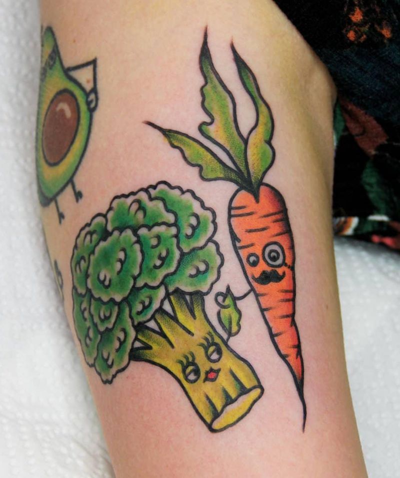 30 Pretty Broccoli Tattoos You Will Love